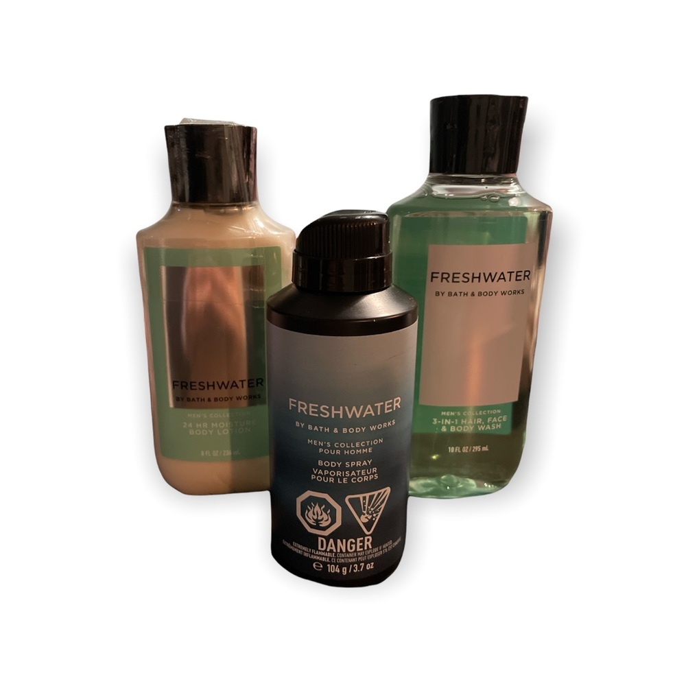 COPY - FRESHWATER mens body care set***